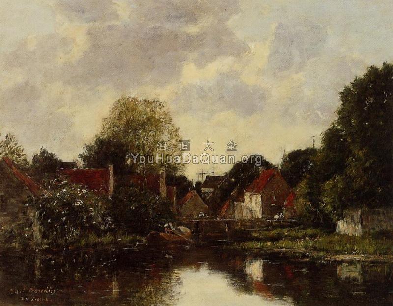 Canal near Dordrecht - 尤金·布丹